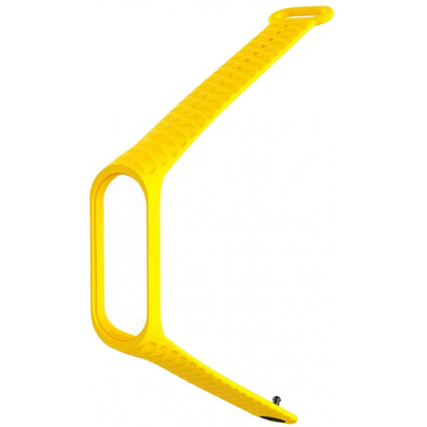 Фото - Ремешок для фитнес-браслета Xiaomi Ribbed Strap for Mi Band 3 Yellow (XMB3-RIB-YE)