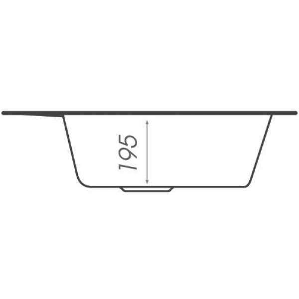 Фото - Мойка кухонная VALESO 5149 FIESTA матовая Графит