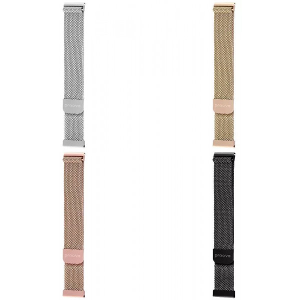 Фото - Ремешок для смарт-часов Proove Metal Loop 22 mm gold (WBMLUW22MM30)