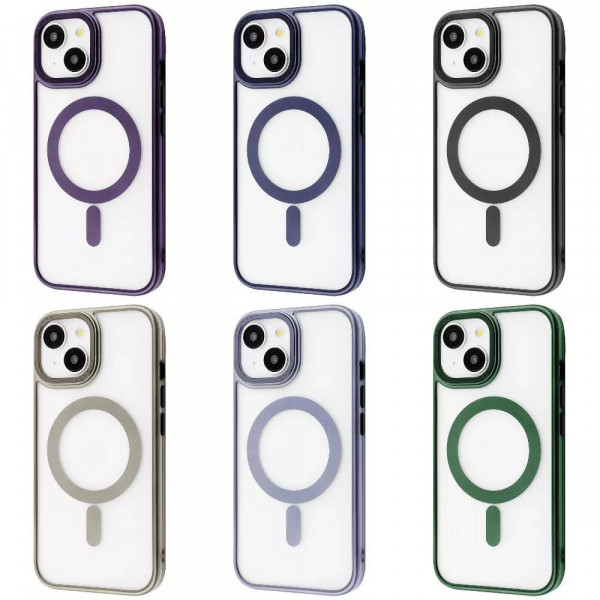 Фото - Чехол для смартфона Blur Case with Magnetic Ring iPhone 13 Sierra Blue (PCBCIP130011)