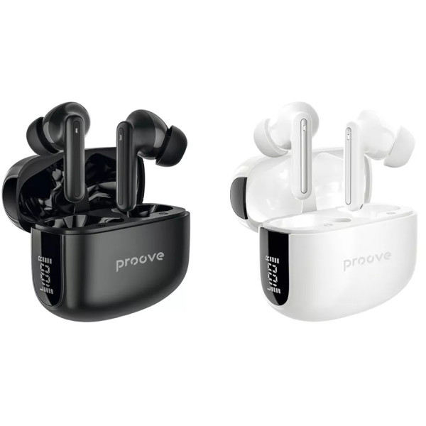 Фото - Наушники вкладыши беспроводные TWS Proove Tempo TWS with ANC (APP) black (TWTM0001AP01)