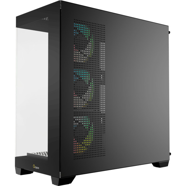 Фото - Корпус OCYPUS ATX W/O PSU GAMMA C72 BK ARGB (GAMMA-C72-BKD400XX-GL)