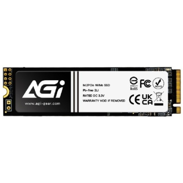 Фото - SSD-накопитель внутренний AGI 2Tb AI818 M.2 2280 PCIe Gen 4x4 NVMe 1.4 QLC, Retail (AGI2T0G43AI818-CB)