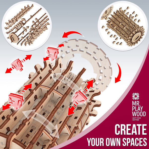 Фото - 3D пазлы Mr.Playwood Лабиринт Scroll & hole (10701)