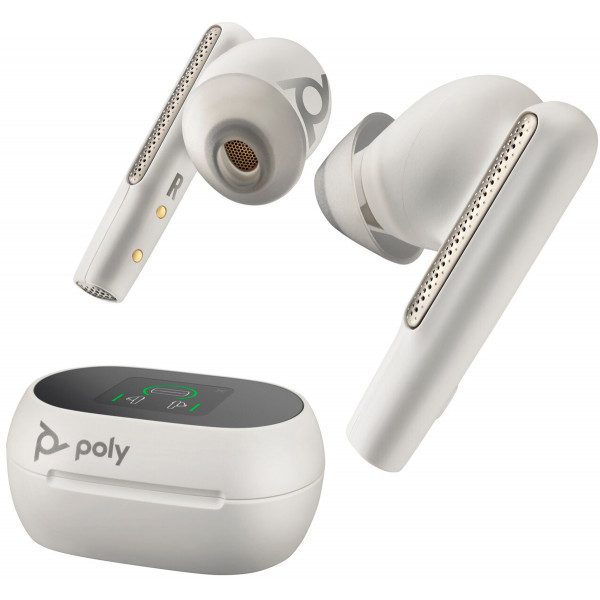 Фото - Наушники вкладыши беспроводные TWS Poly Voyager Free 60+ Earbuds + BT700A + TSCHC White (7Y8G5AA)