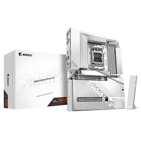 Фото - Материнская плата Gigabyte B850 AORUS STEALTH ICE