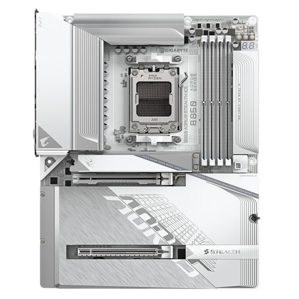 Фото - Материнская плата Gigabyte B850 AORUS STEALTH ICE