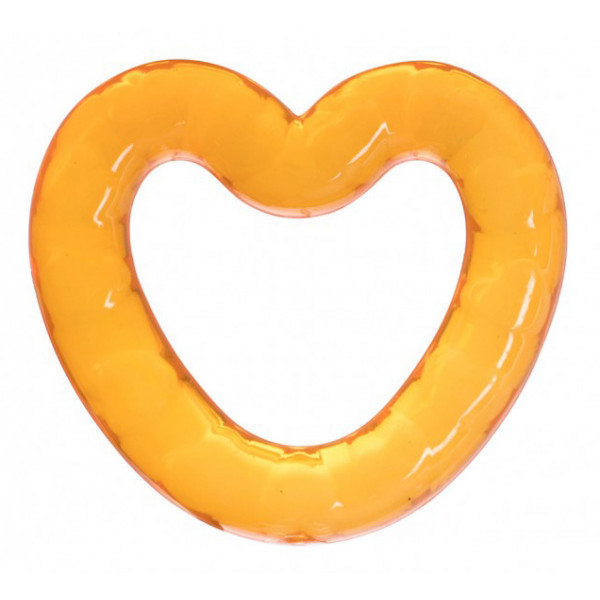 Фото - Прорезыватель с охлаждением Baby Team с водой (4005_оранжевое сердечко  ) Фото - Прорезыватель с охлаждением Baby Team с водой (4005_оранжевое сердечко  )