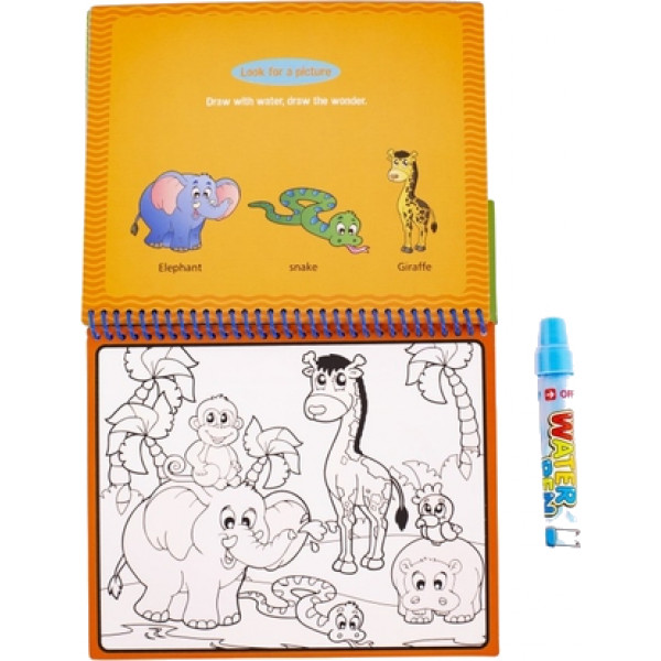 Фото - Книжка-игрушка Baby Team водная (9030_зоопарк)
