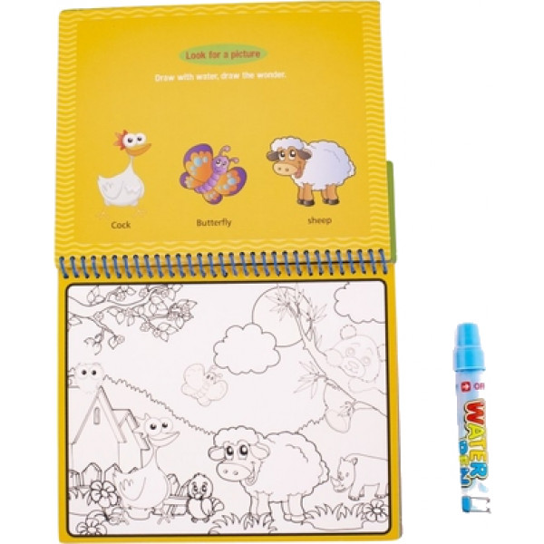 Фото - Книжка-игрушка Baby Team водная (9030_зоопарк)
