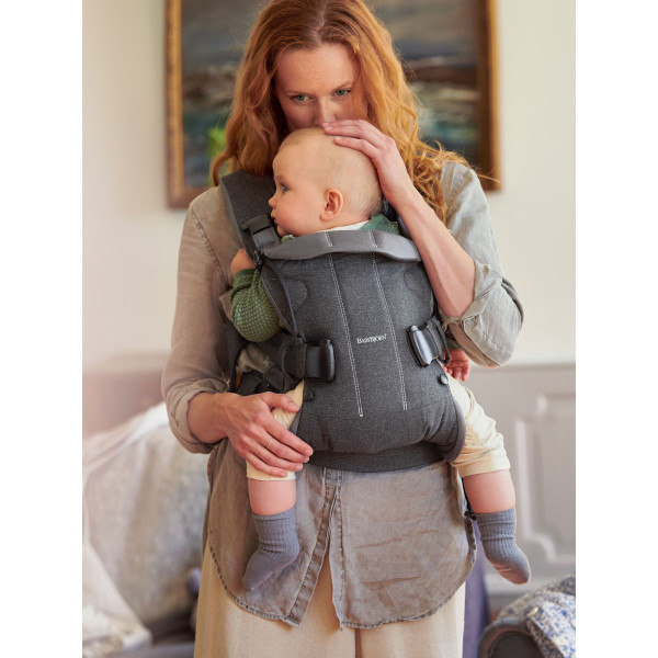 Фото - Рюкзак - кенгуру Baby Bjorn Baby Carrier One Cotton Mix Denim Grey (98094)