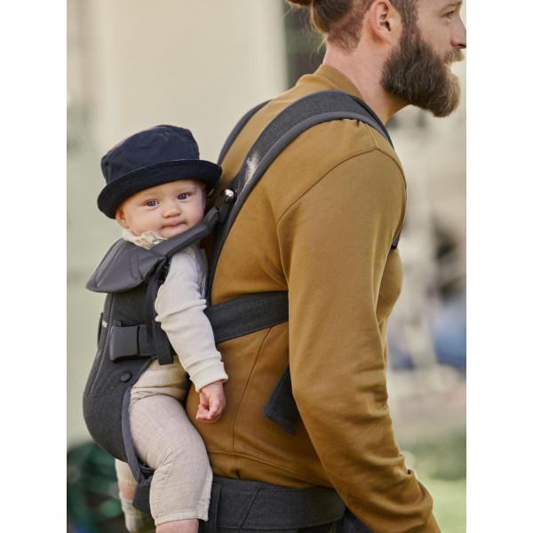 Фото - Рюкзак - кенгуру Baby Bjorn Baby Carrier One Cotton Mix Denim Grey (98094)