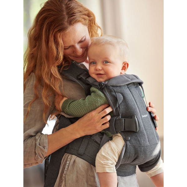 Фото - Рюкзак - кенгуру Baby Bjorn Baby Carrier One Cotton Mix Denim Grey (98094)
