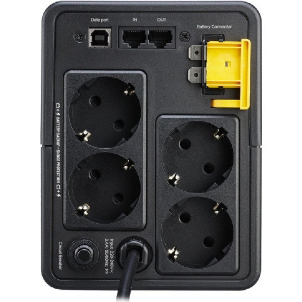 Фото - Источник бесперебойного питания APC Back-UPS 410W/750VA, L-I, AVR, USB, Schuko (BX750MI-GR)