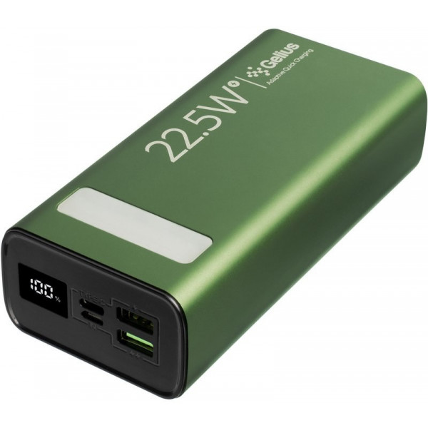 Фото - Батарея мобильная Gelius Lightstone GP-PB300 30000mAh Green (90465)
