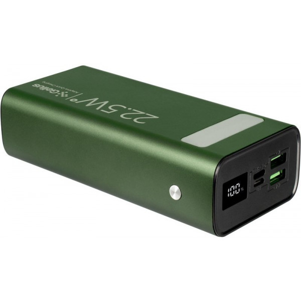 Фото - Батарея мобильная Gelius Lightstone GP-PB300 30000mAh Green (90465)