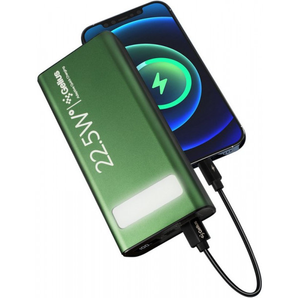 Фото - Батарея мобильная Gelius Lightstone GP-PB300 30000mAh Green (90465)