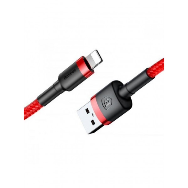 Фото - Кабель синхронизации данных Baseus Сafule USB For Lightning 1m Red-Red (CALKLF-B09)