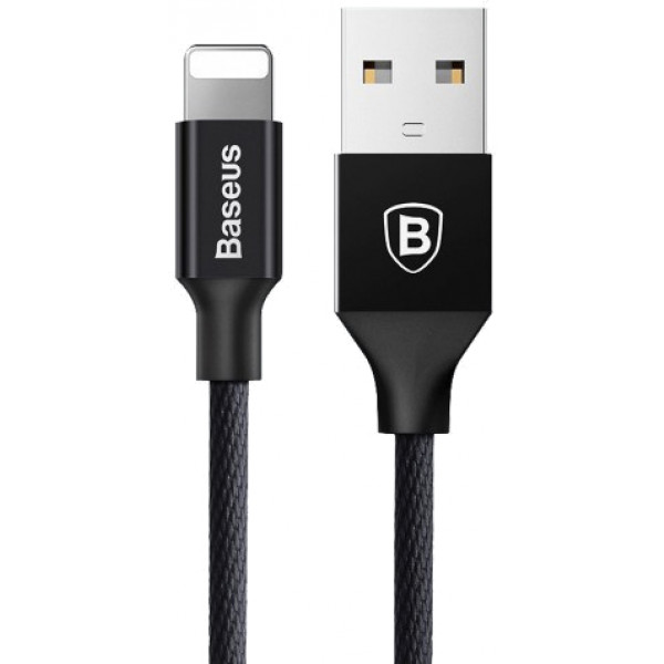 Фото - Кабель синхронизации данных Baseus Yiven USB-Lightning 1.5A 3m Black (CALYW-C01)