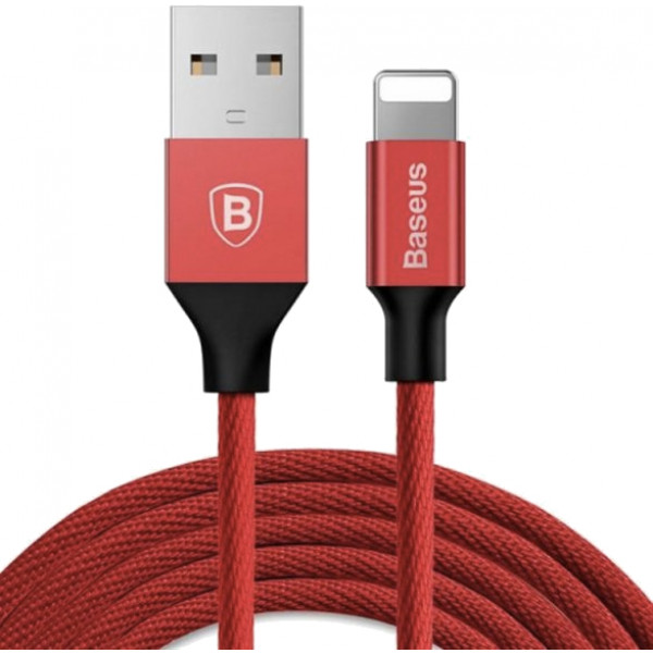 Фото - Кабель синхронизации данных Baseus Yiven USB-Lightning 1.8m Red (CALYW-A09)