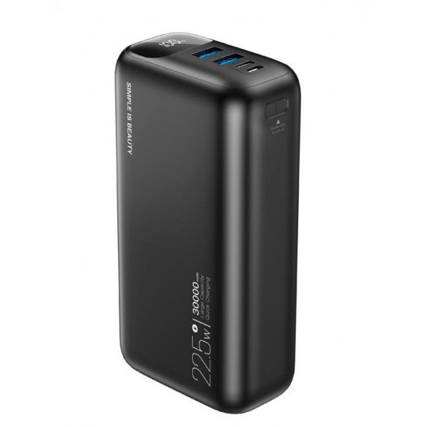 Фото - Батарея мобильная XO 30000 mAh 22.5W (PR200-BK)
