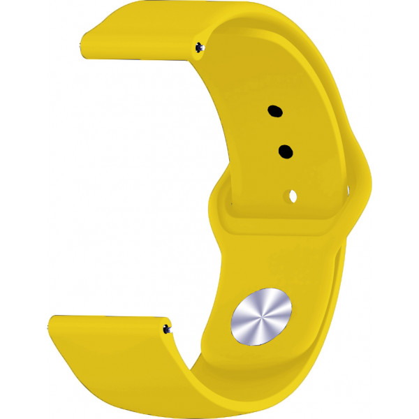 Фото - Ремешок для смарт-часов BeCover for Xiaomi Amazfit Bip/Bip Lite/Bip S Lite/GTR 42mm/GTS/TicWatch S2/TicWatch E Yellow (706201)