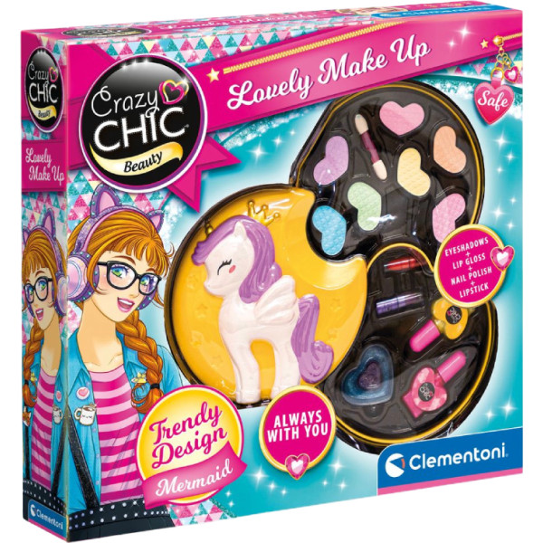 Фото - Набор косметики Clementoni Lovely Make Up. Unicorn серия Crazy Chic (18643)