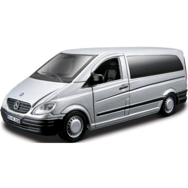 Фото - Коллекционная машинка 1:32 Bburago Mercedes-Benz Vito (серебристый, 1:32) (18-43028)
