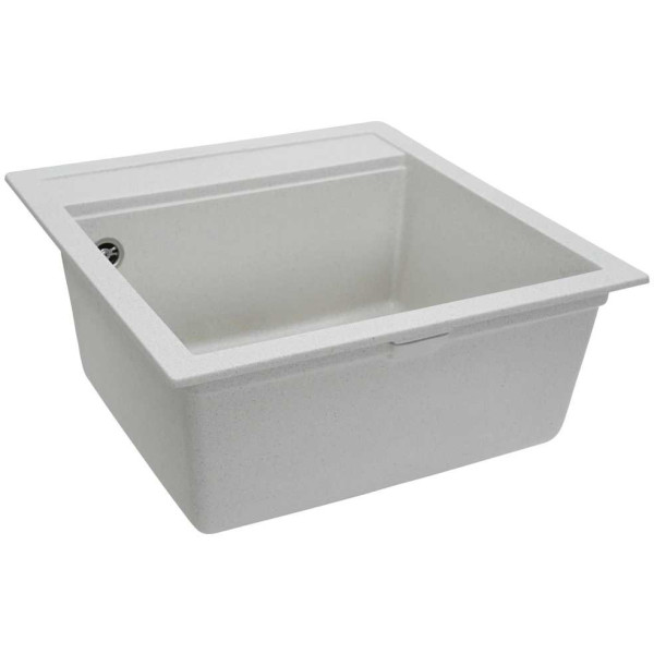 Фото - Мойка кухонная+смеситель VALESO FIESTA белая в точку +сифон