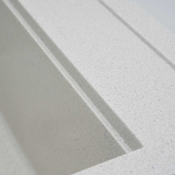 Фото - Мойка кухонная+смеситель VALESO FIESTA белая в точку +сифон