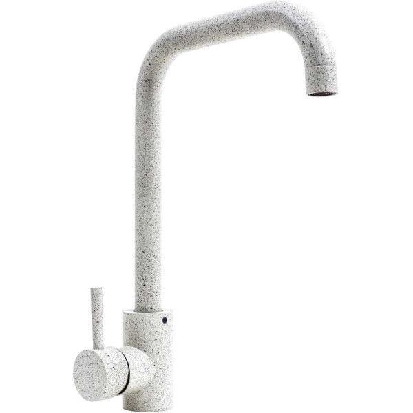 Фото - Мойка кухонная+смеситель VALESO FIESTA белая в точку +сифон