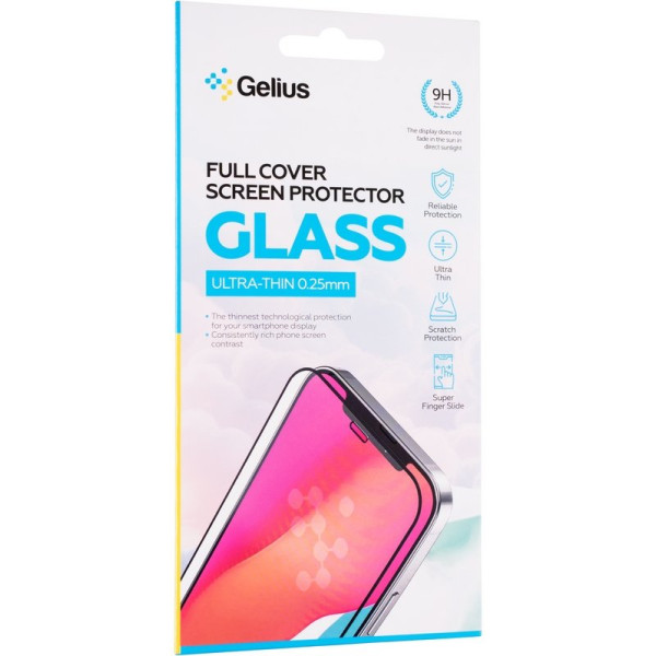 Фото - Защитное стекло для смартфона Gelius Full Cover Ultra-Thin 0.25mm for Samsung A17 Black (101326)