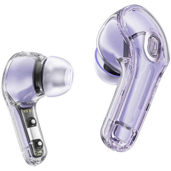 Фото - Наушники вкладыши беспроводные TWS AceFast T8 alfalfa purple (6974316282266)