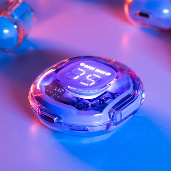 Фото - Наушники вкладыши беспроводные TWS AceFast T8 alfalfa purple (6974316282266)