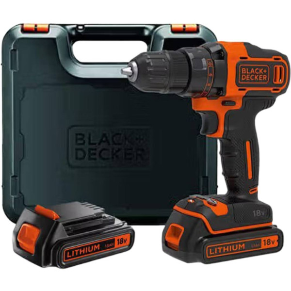 Фото - Дрель-шуруповерт Black&Decker BDCDD186KB