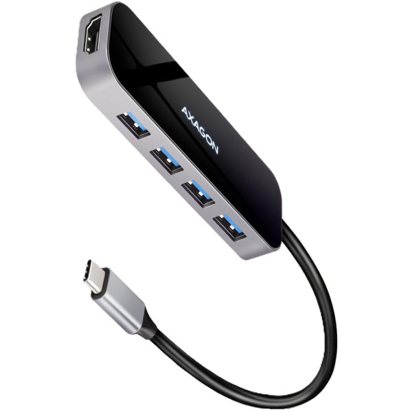 Фото - Хаб USB AXAGON USB-C 6IN1 0.2m (HMC-6H4A)