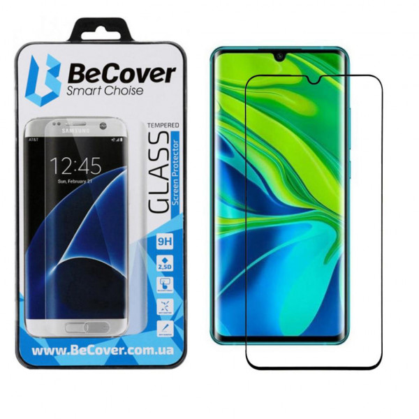 Фото - Защитное стекло для смартфона BeCover 3D Curved Edge for Xiaomi Mi Note 10 / CC9 Pro Black (704610)
