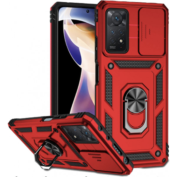 Фото - Чехол для смартфона BeCover Military for Xiaomi Redmi Note 11/Note 11S Red (707415) Фото - Чехол для смартфона BeCover Military for Xiaomi Redmi Note 11/Note 11S Red (707415)