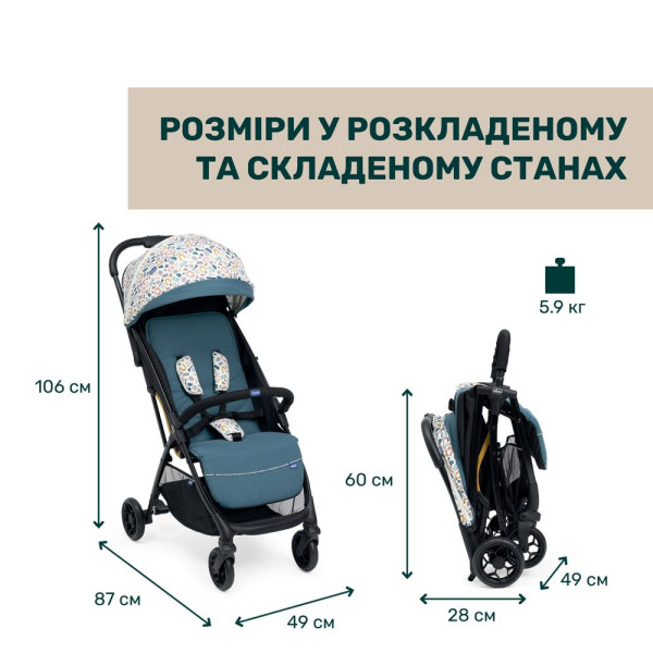 Фото - Коляска прогулочная Chicco Glee Stroller (87068.78)