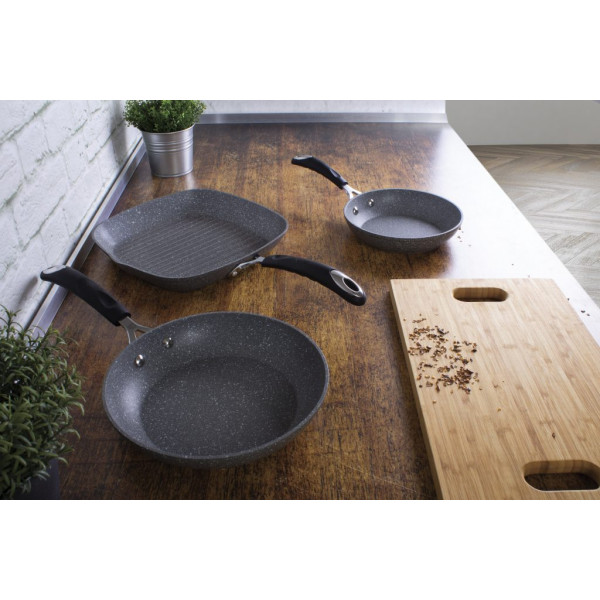 Фото - Набор посуды BerlingerHaus Haus Gray Stone Touch Line 10 пр. (BH 1170N)