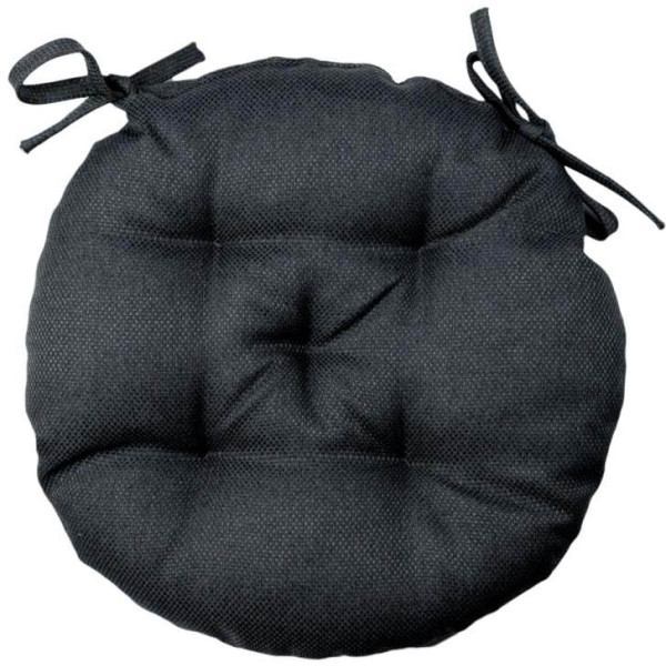 Фото - Подушка для стула Прованс LEON графит D40 см (038928)