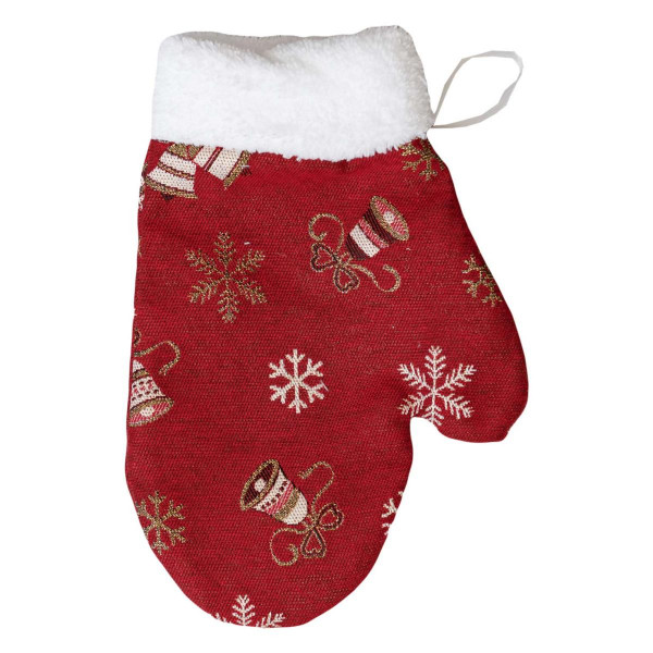 Фото - Декор New Year Прованс Колокольчики на красном 26х18 см (037556)