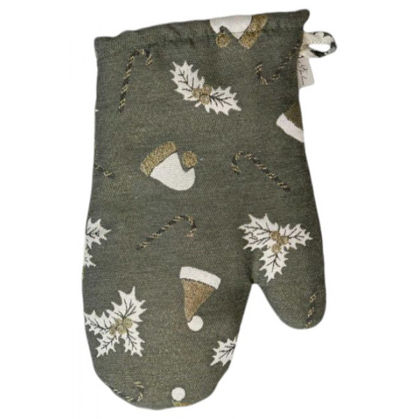 Фото - Прихватка-рукавица Прованс Шапочки на зеленом 32х18 см (036844) Фото - Прихватка-рукавица Прованс Шапочки на зеленом 32х18 см (036844)