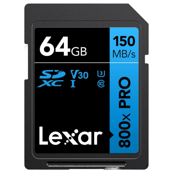 Фото - Карта памяти Lexar SDXC 64GB UHS-I (LSD0800P064G-BNNNG)