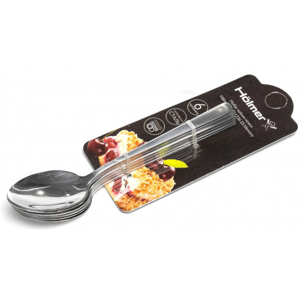 Фото - Набор чайных ложек Holmer TS-011236-SS Memory