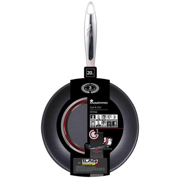 Фото - Сковорода универсальная Masterpro By Cook & Chef 20 см (BGMP-1925)