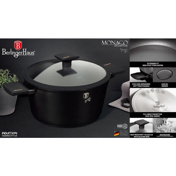 Фото - Кастрюля BerlingerHaus 4.1 л (BH 7087)