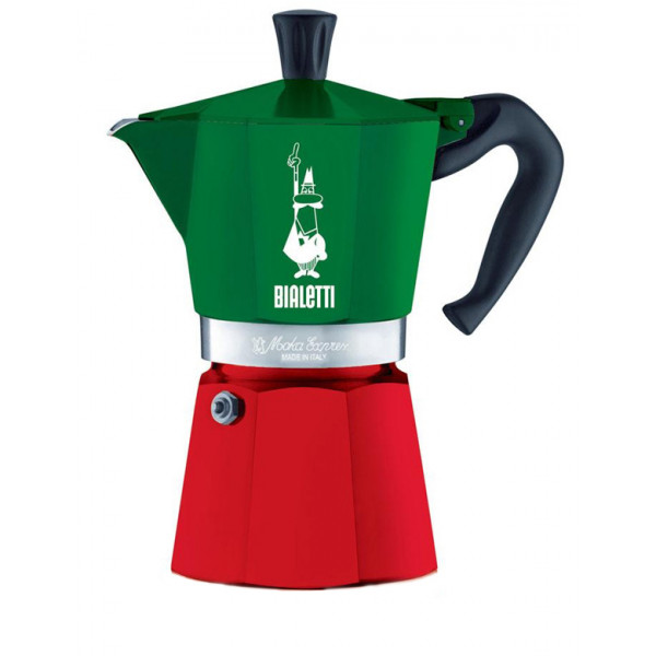 Фото - Кофеварка гейзерная Bialetti Moka Express Italia (0005323)