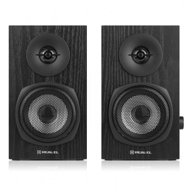 Фото - Уценка - Компьютерная акустика компактная 2.0 REAL-EL S-225 Black