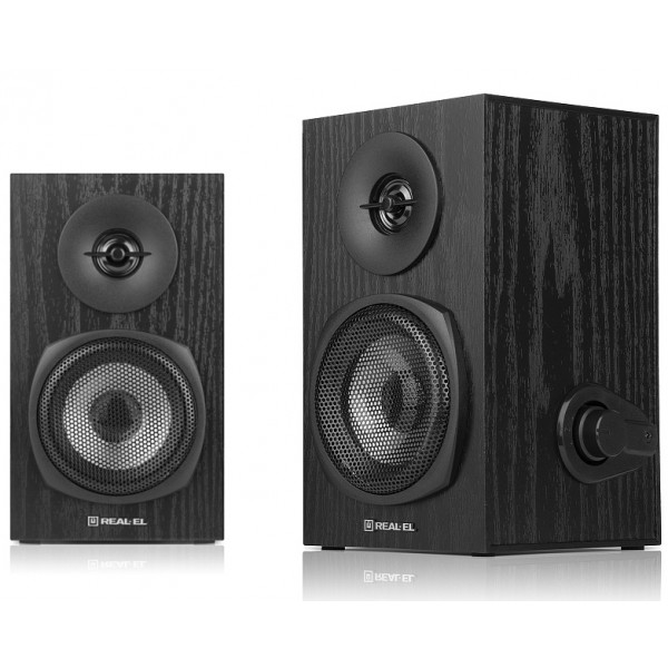 Фото - Уценка - Компьютерная акустика компактная 2.0 REAL-EL S-225 Black